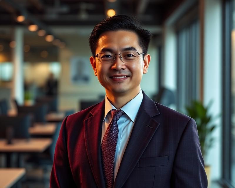 Business consultant in a modern office